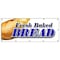 Signmission FRESH BAKED BREAD BANNER SIGN bakery shop signs stand cookies cake B-120 Fresh Baked Bread - alternate 1